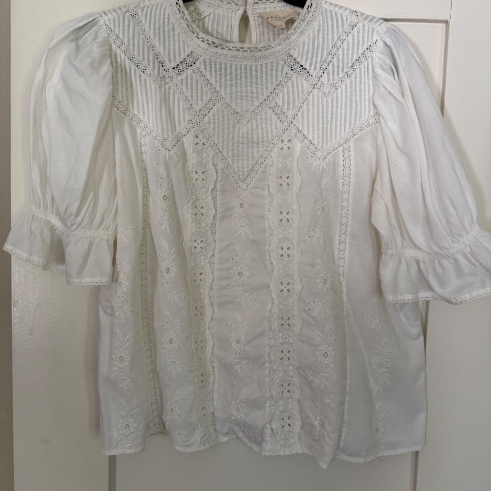 SEZANE/ Bert Blouse Ecru/ Size 40